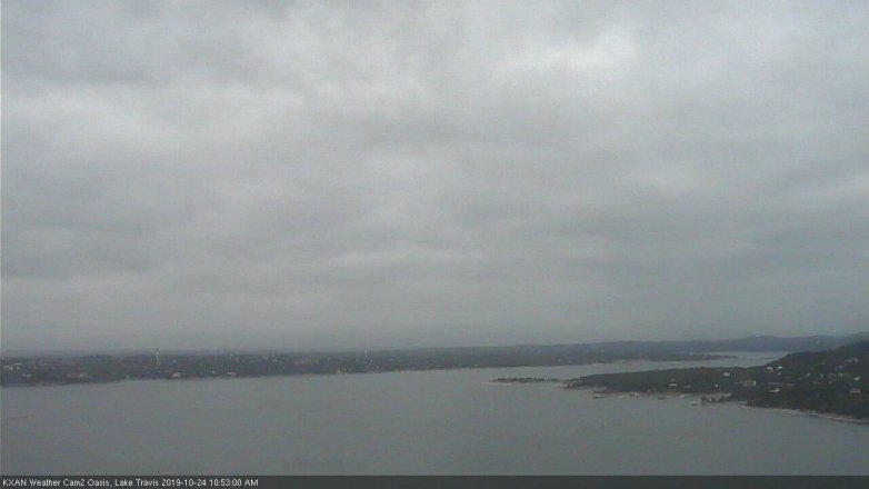 Lake Travis webcam, October 24, 2019 9:55 AM CT