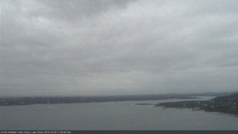 Lake Travis webcam, October 24, 2019 10:05 AM CT
