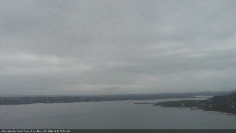 Lake Travis webcam, October 24, 2019 10:10 AM CT