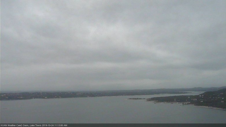 Lake Travis webcam, October 24, 2019 10:15 AM CT