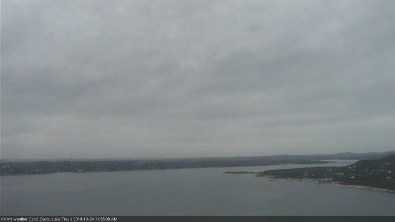 Lake Travis webcam, October 24, 2019 10:40 AM CT
