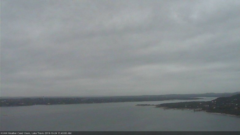 Lake Travis webcam, October 24, 2019 10:45 AM CT