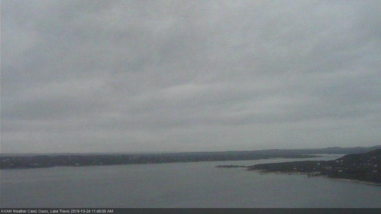 Lake Travis webcam, October 24, 2019 10:50 AM CT