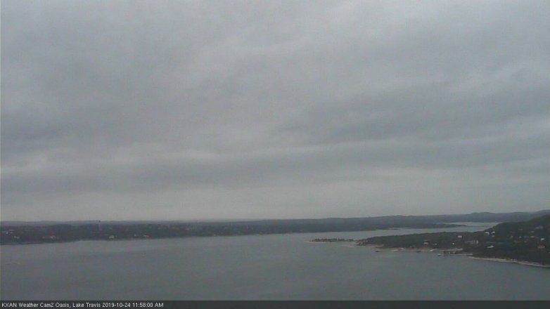 Lake Travis webcam, October 24, 2019 11:00 AM CT