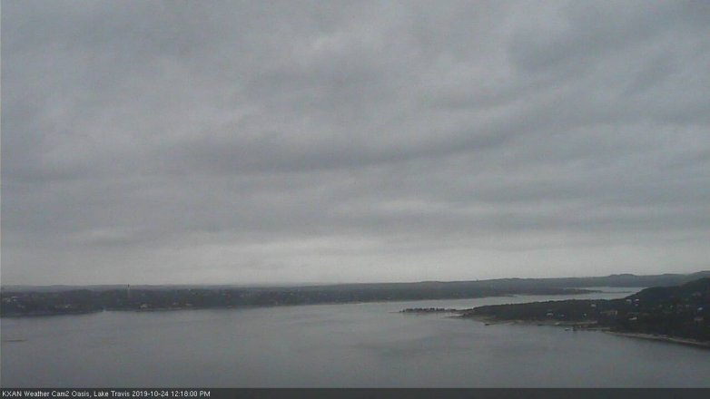 Lake Travis webcam, October 24, 2019 11:20 AM CT