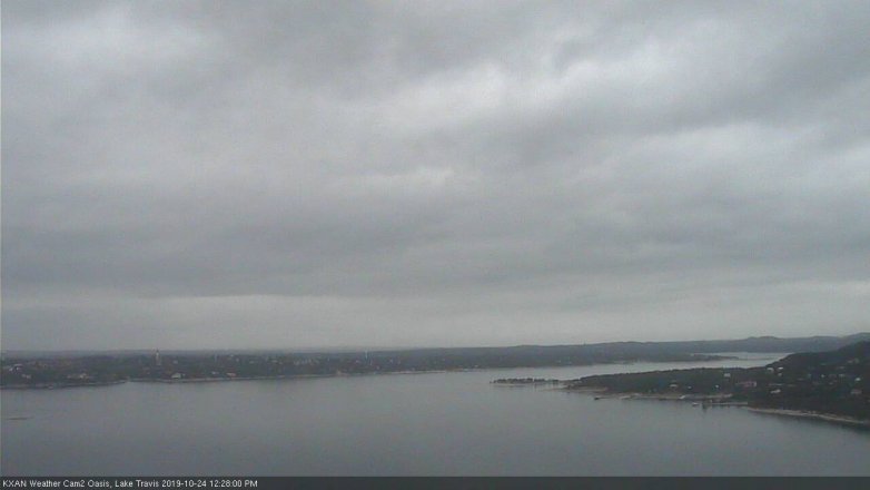 Lake Travis webcam, October 24, 2019 11:30 AM CT