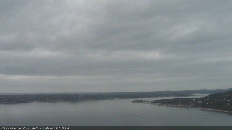 Lake Travis webcam, October 24, 2019 11:55 AM CT