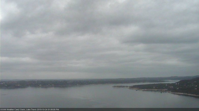 Lake Travis webcam, October 24, 2019 12:10 PM CT