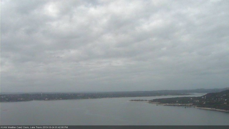 Lake Travis webcam, October 24, 2019 12:45 PM CT