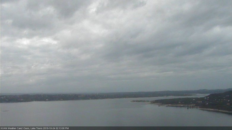 Lake Travis webcam, October 24, 2019 1:15 PM CT