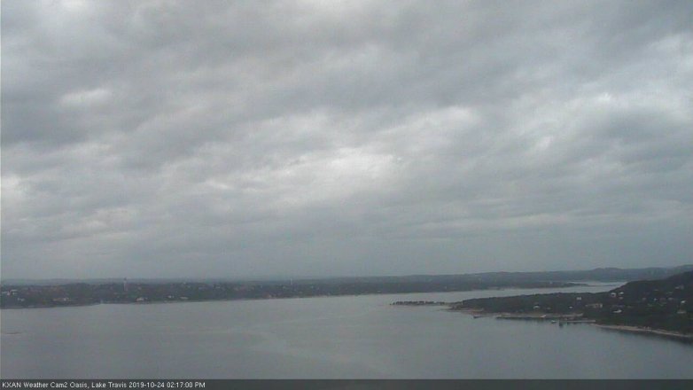 Lake Travis webcam, October 24, 2019 1:20 PM CT