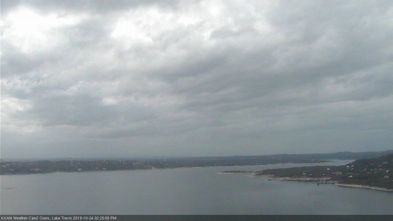 Lake Travis webcam, October 24, 2019 1:30 PM CT