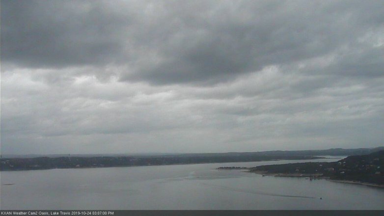 Lake Travis webcam, October 24, 2019 2:10 PM CT