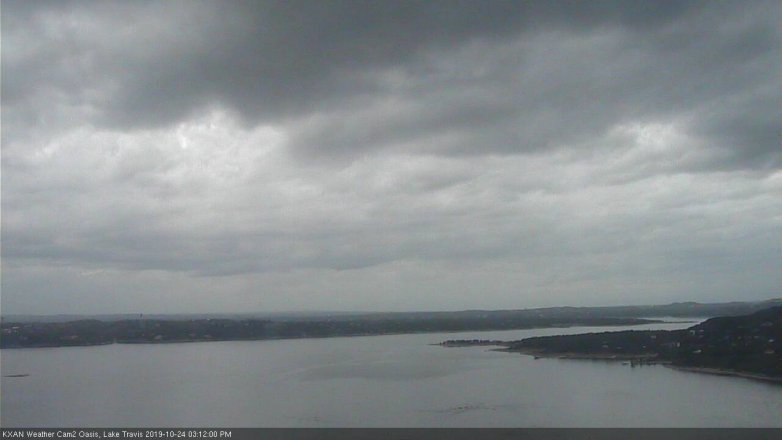 Lake Travis webcam, October 24, 2019 2:15 PM CT
