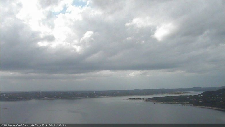 Lake Travis webcam, October 24, 2019 2:35 PM CT