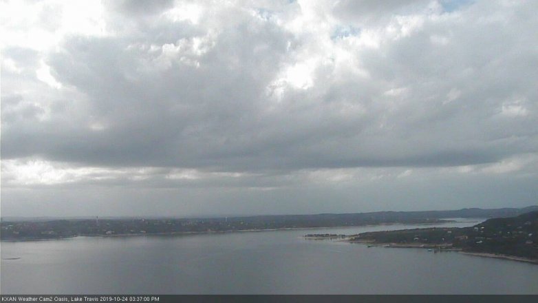 Lake Travis webcam, October 24, 2019 2:40 PM CT