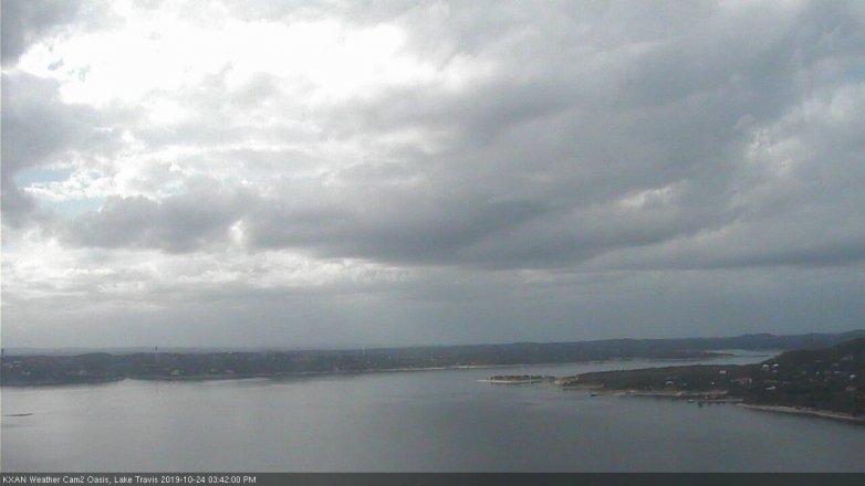 Lake Travis webcam, October 24, 2019 2:45 PM CT