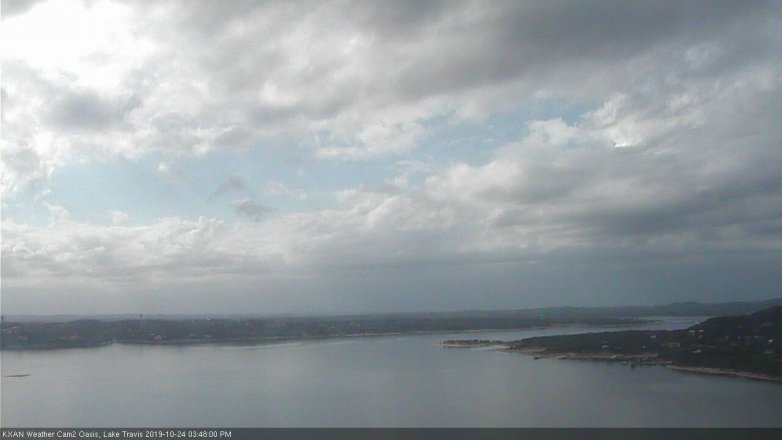 Lake Travis webcam, October 24, 2019 2:50 PM CT