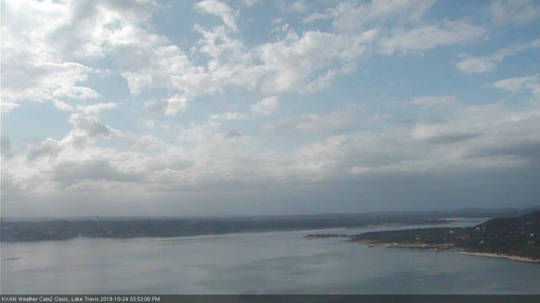 Lake Travis webcam, October 24, 2019 2:55 PM CT