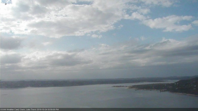 Lake Travis webcam, October 24, 2019 3:00 PM CT