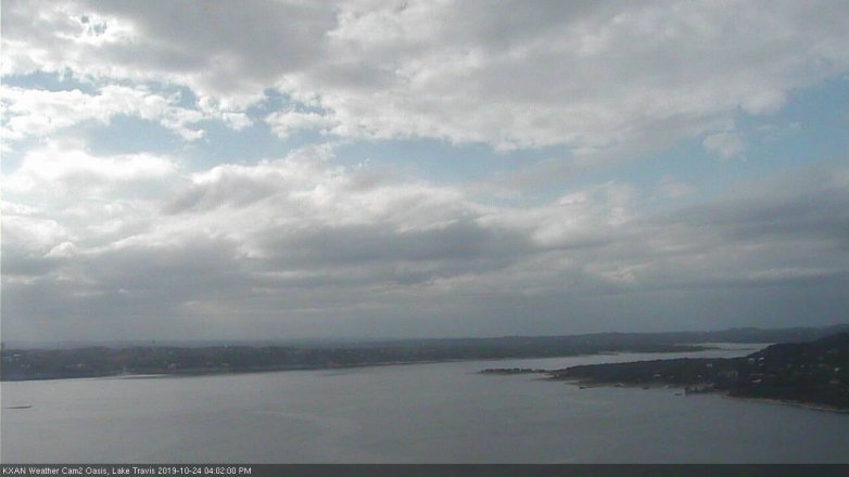 Lake Travis webcam, October 24, 2019 3:05 PM CT