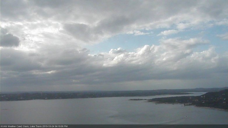 Lake Travis webcam, October 24, 2019 3:20 PM CT
