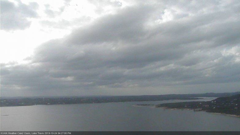 Lake Travis webcam, October 24, 2019 3:30 PM CT