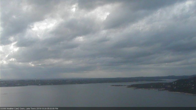 Lake Travis webcam, October 24, 2019 4:05 PM CT