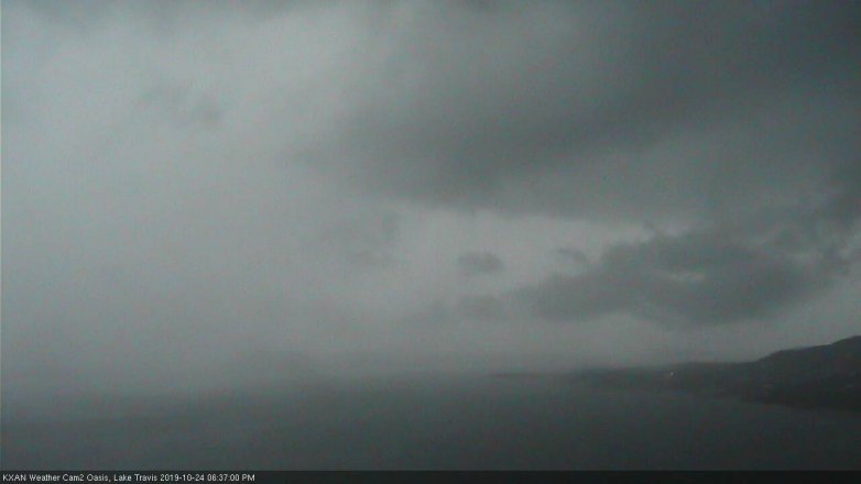 Lake Travis webcam, October 24, 2019 5:40 PM CT