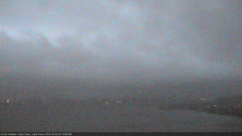 Lake Travis webcam, October 24, 2019 6:15 PM CT