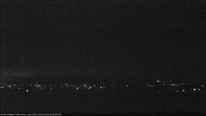 Lake Travis webcam, October 24, 2019 6:45 PM CT