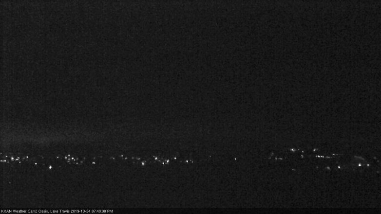 Lake Travis webcam, October 24, 2019 6:50 PM CT