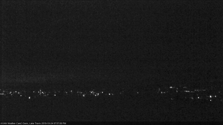 Lake Travis webcam, October 24, 2019 7:00 PM CT