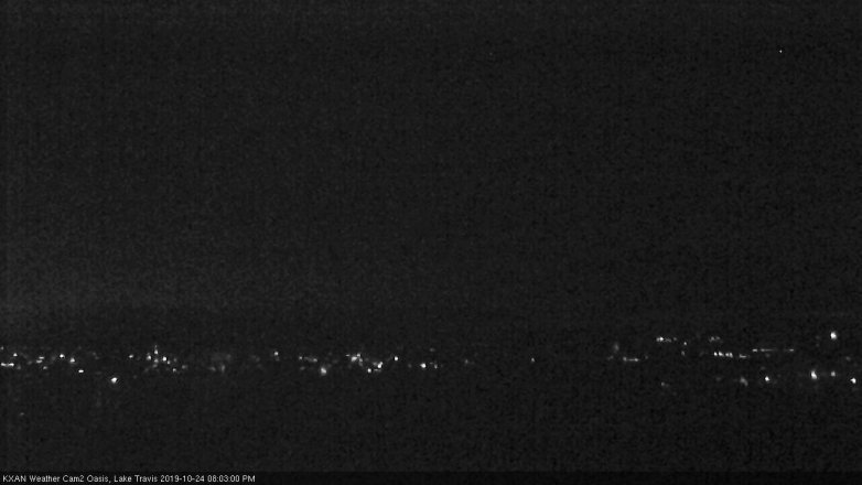 Lake Travis webcam, October 24, 2019 7:05 PM CT