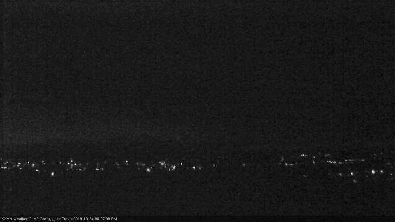 Lake Travis webcam, October 24, 2019 7:10 PM CT