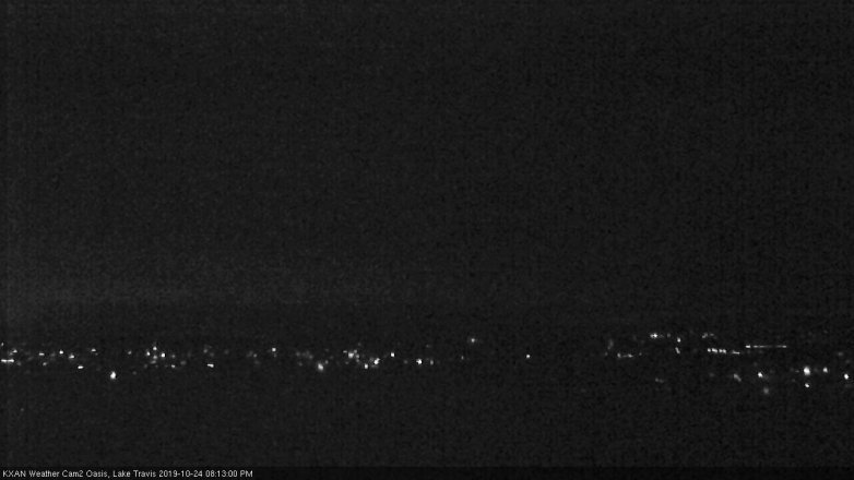 Lake Travis webcam, October 24, 2019 7:15 PM CT