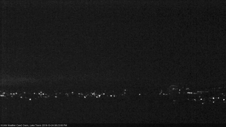 Lake Travis webcam, October 24, 2019 7:25 PM CT