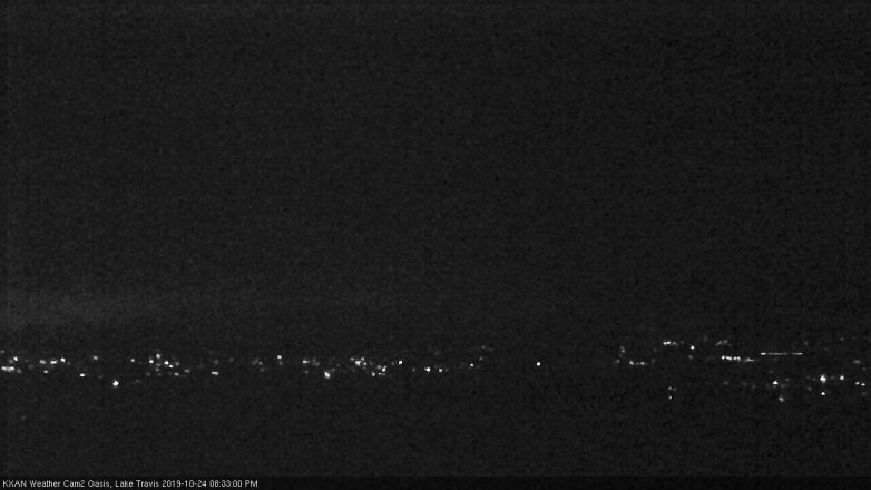 Lake Travis webcam, October 24, 2019 7:35 PM CT