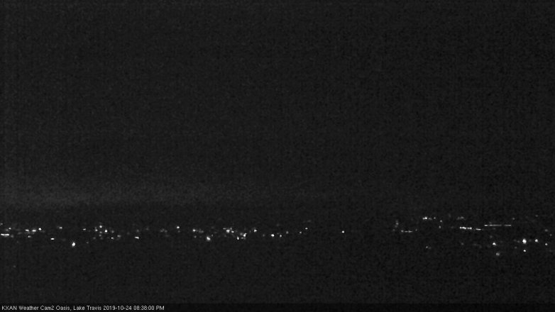 Lake Travis webcam, October 24, 2019 7:40 PM CT