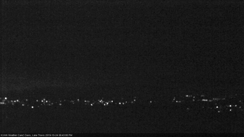 Lake Travis webcam, October 24, 2019 7:45 PM CT
