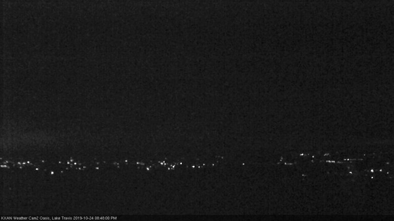 Lake Travis webcam, October 24, 2019 7:50 PM CT