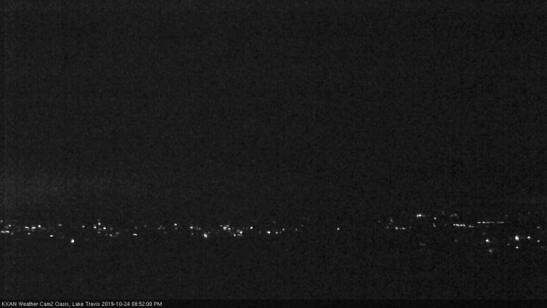 Lake Travis webcam, October 24, 2019 7:55 PM CT