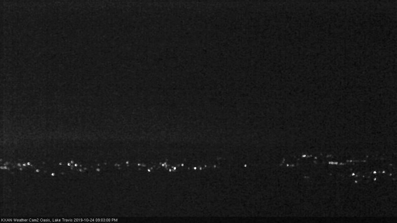 Lake Travis webcam, October 24, 2019 8:05 PM CT