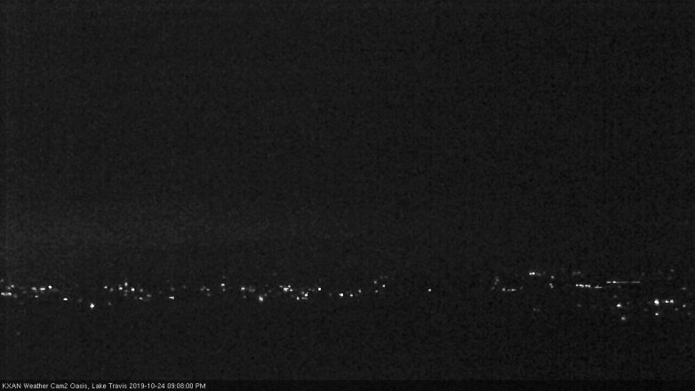Lake Travis webcam, October 24, 2019 8:10 PM CT