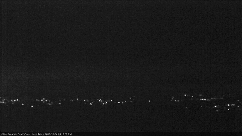 Lake Travis webcam, October 24, 2019 8:20 PM CT