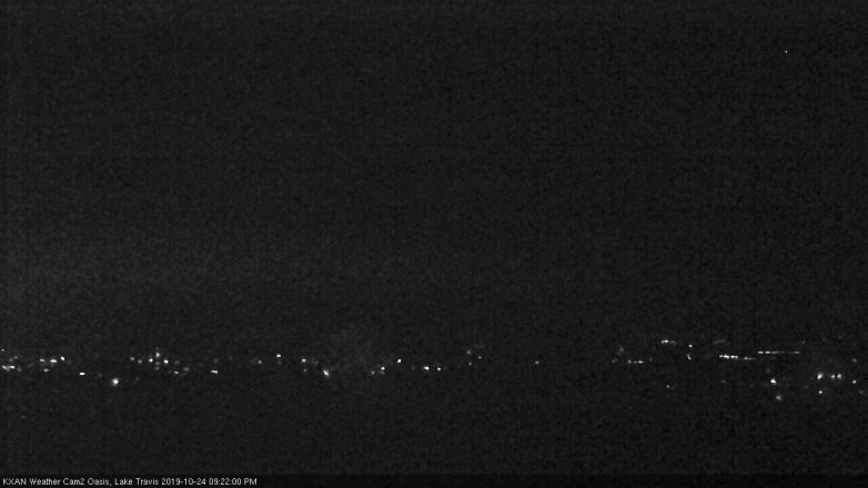Lake Travis webcam, October 24, 2019 8:25 PM CT