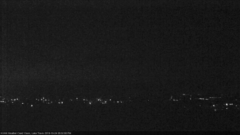 Lake Travis webcam, October 24, 2019 8:35 PM CT