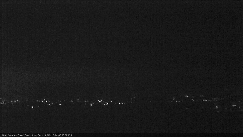 Lake Travis webcam, October 24, 2019 8:40 PM CT