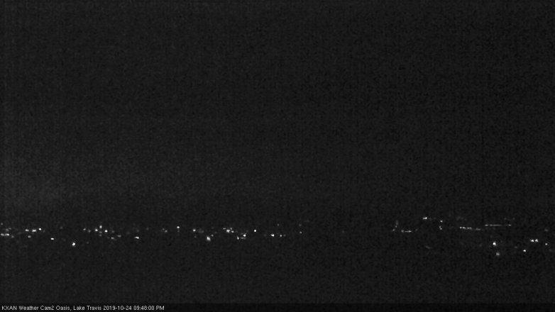 Lake Travis webcam, October 24, 2019 8:50 PM CT