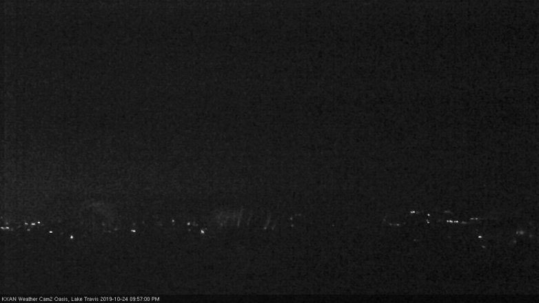 Lake Travis webcam, October 24, 2019 9:00 PM CT
